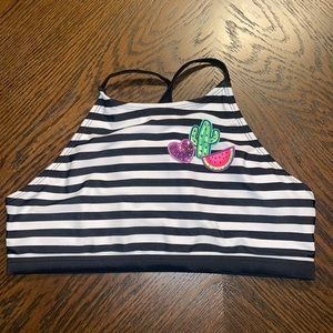 3/$12 Girls Justice Swimming Top Size 14